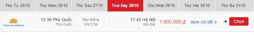 vé máy bay Điện Biên đi Phú Quốc Vietnam Airlines khứ hồi 4
