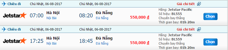Vé máy bay Hà Nội đi Đà Nẵng đầu tháng 8