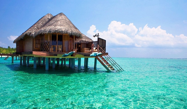 Biển xanh ở Indonesia