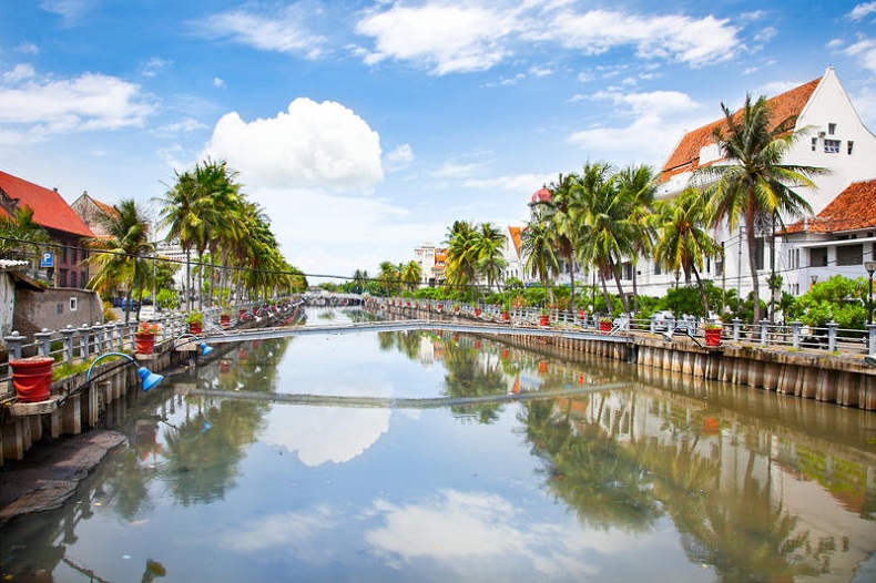 Một góc của phố cổ Old Town ở Jakarta