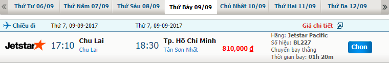 Vé máy bay Pacific Airlines Chu Lai đi Nha Trang 1