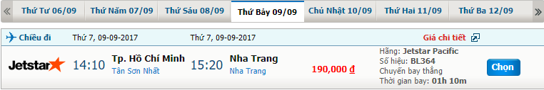 Vé máy bay Pacific Airlines Chu Lai đi Nha Trang 2