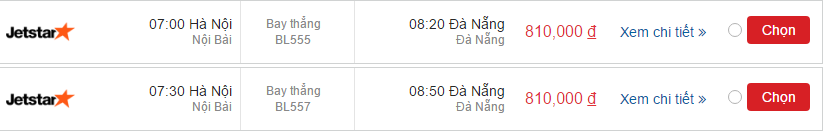 Vé máy bay Pacific Airlines Hà Nội đi Đà Nẵng đầu tháng 9