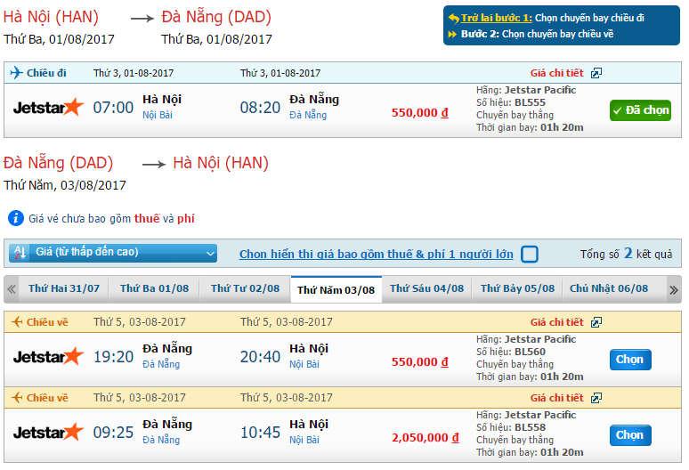 Du lịch hè thả ga với vé máy bay Jetstar Pacific từ Hà Nội đi Đà Nẵng khứ hồi 2