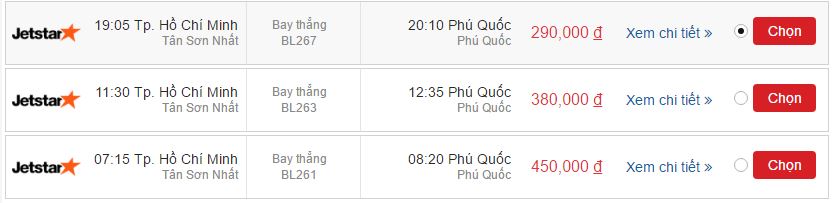 Vé máy bay Pacific Airlines Thanh Hóa đi Phú Quốc khứ hồi 3