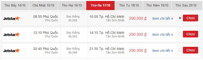 Vé máy bay Pacific Airlines Thanh Hóa đi Phú Quốc khứ hồi 4