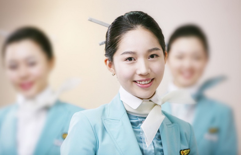 Tiếp viên hàng không của hãng hàng không Korean Air