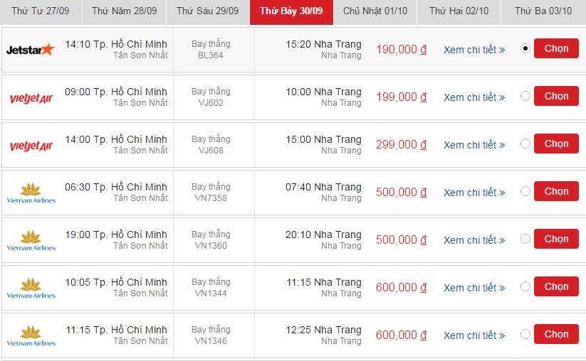 vé máy bay Phú Quốc đi Nha Trang khứ hồi 2