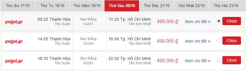 vé máy bay Thanh Hóa đi Phú Quốc Vietjet khứ hồi 2