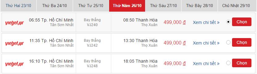 vé máy bay Thanh Hóa đi Phú Quốc Vietjet khứ hồi 5