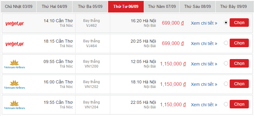 Vé máy bay từ Cần Thơ đi Nha Trang khứ hồi 2