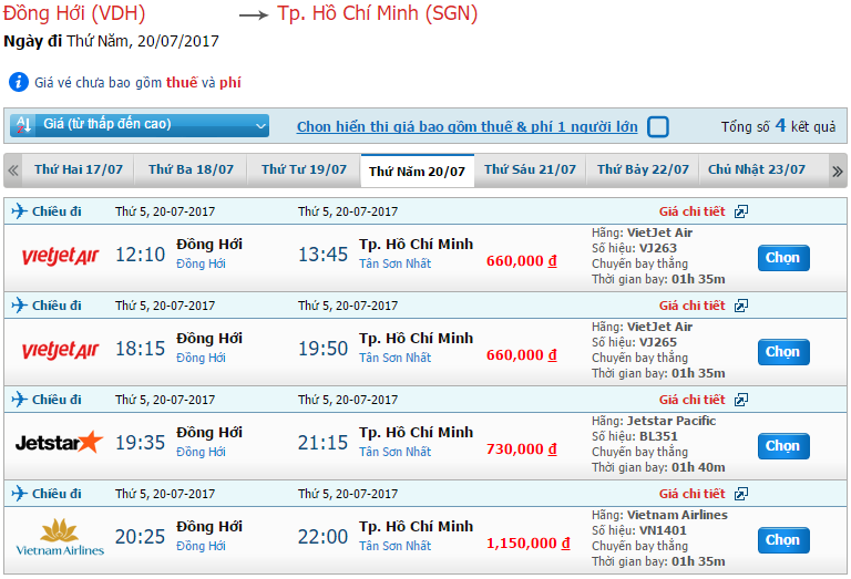 vé máy bay từ Đồng Hới đi Nha Trang