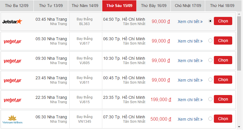 Vé máy bay từ Quy Nhơn đi Nha Trang khứ hồi 4