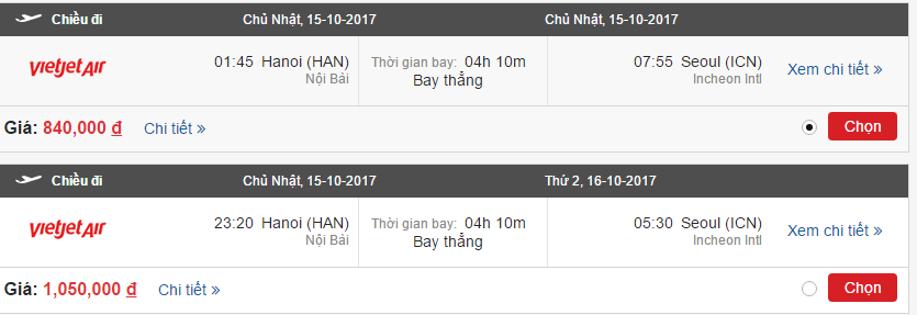 Nhanh tay săn ngay vé máy bay Vietjet Air đi Seoul giá rẻ 2
