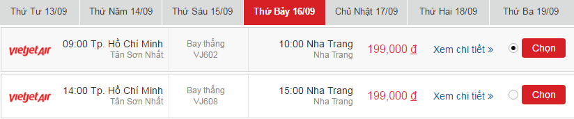 Vé máy bay VietJet Air Hồ Chí Minh đi Nha Trang 1