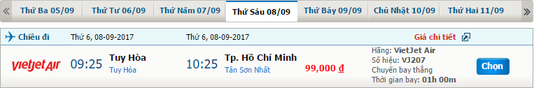 Vé máy bay Vietjet Tuy Hòa đi Đà Nẵng 1