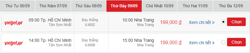 Vé máy bay Vietjet Vinh đi Nha Trang 2