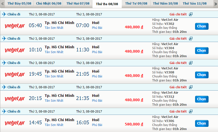 Vé máy bay VietJet Sài Gòn đi Huế giá rẻ 1