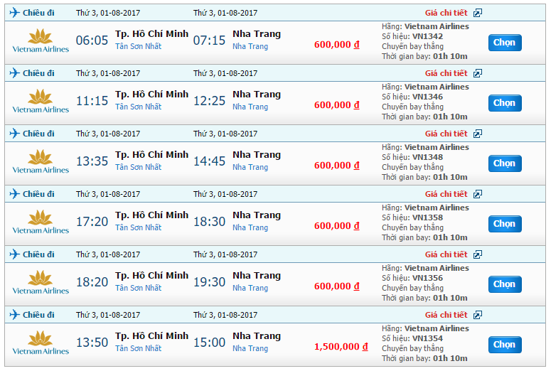 Vé máy bay Vietnam Airline đi Nha Trang 2