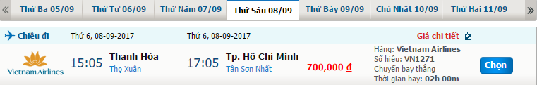 Vé máy bay Vietnam Airlines Thanh Hóa đi Đà Nẵng 1