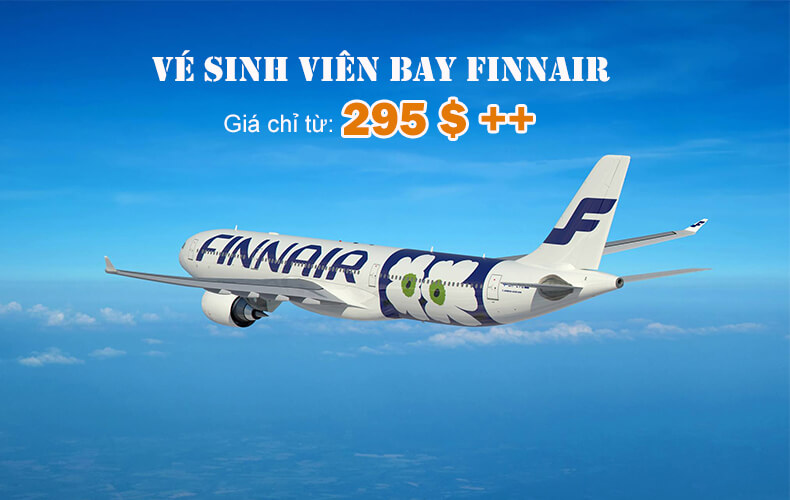 Vé sinh viên bay Finnair giá hấp dẫn