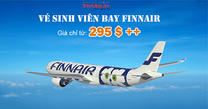 Nhanh tay đặt vé sinh viên của Finnair giá hấp dẫn