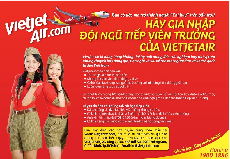 Vietjetair.com - một trang web đặt vé hàng đầu Việt Nam