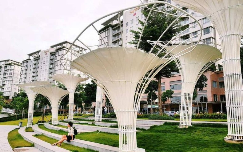 Công viên khu đô thị Sala - địa điểm chụp ảnh đẹp ở Sài Gòn
