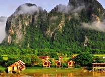 Du lich Lào qua cửa khẩu Cầu Treo