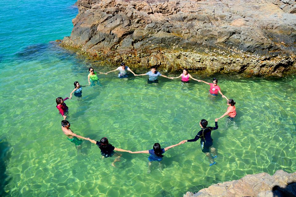 check-in Kỳ Co Eo Gió