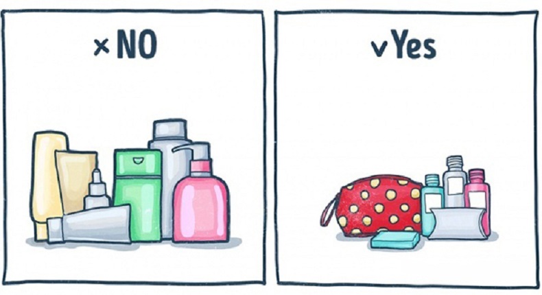Mang theo mỹ phẩm không còn là nỗi lo