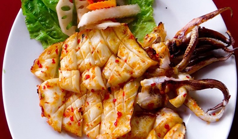 Mực 1 nắng - Cù Lao Chàm