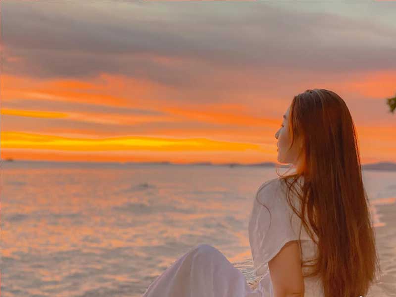 ngắm hoàng hôn Đảo Thạnh An