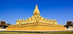 Khám phá tháp That Luong ở Lào