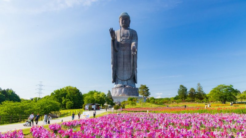tượng phật Ushiku Daibutsu - Kanto Nhật Bản