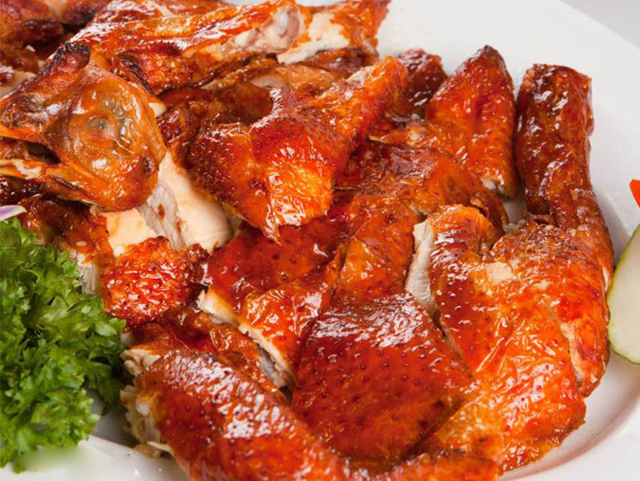 Gà quay - vé máy bay đi Hat Yai