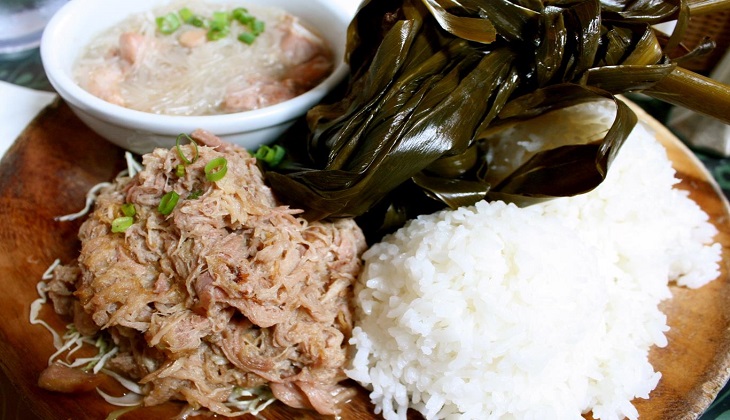 Thịt heo Kalua - vé máy bay đi Honolulu