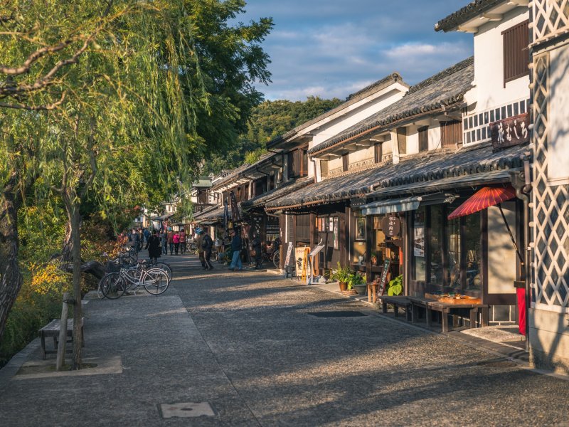Khu di tích lịch sử Kurashiki Bikan - vé máy bay đi Okayama