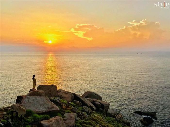 đón bình minh tại Mũi Đôi - Vịnh Vân Phong