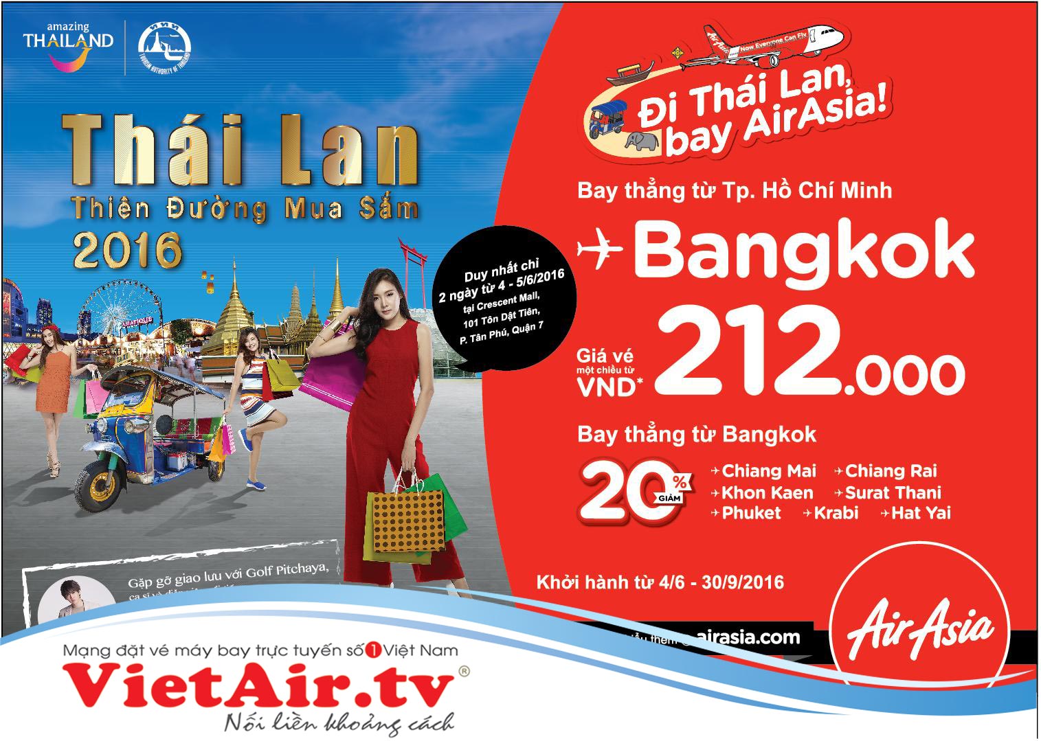 9,5USA đi Thái shopping với AirAsia