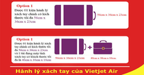 Quy định về hành lý xách tay của Vietjet
