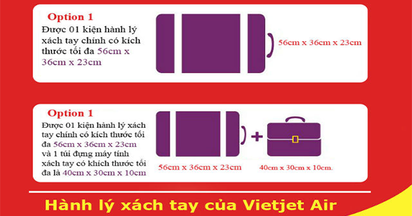 Quy định về hành lý xách tay của Vietjet