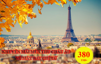 Khám phá mùa thu Châu Âu chỉ từ 380 USD +