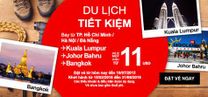 Du lịch Đông Nam Á tiết kiệm cùng Air Asia chỉ với 11 USD