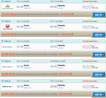 Vé máy bay từ Hà Nội đi Fukuoka