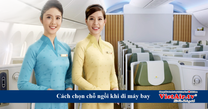 Bí quyết vàng chọn chỗ trên máy bay